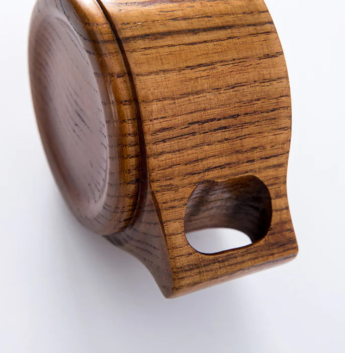 Wooden Tea Cup with Double Handles