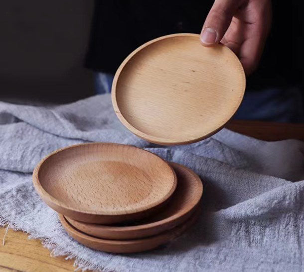 Wooden Dessert Plate