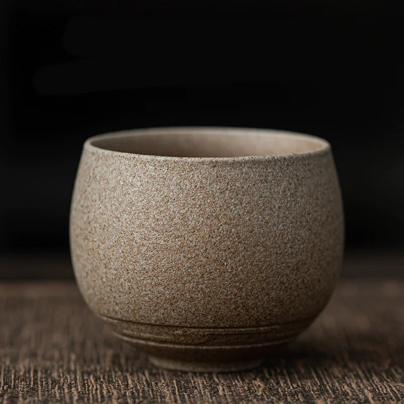 Japanese Coarse Pottery Tea Cups