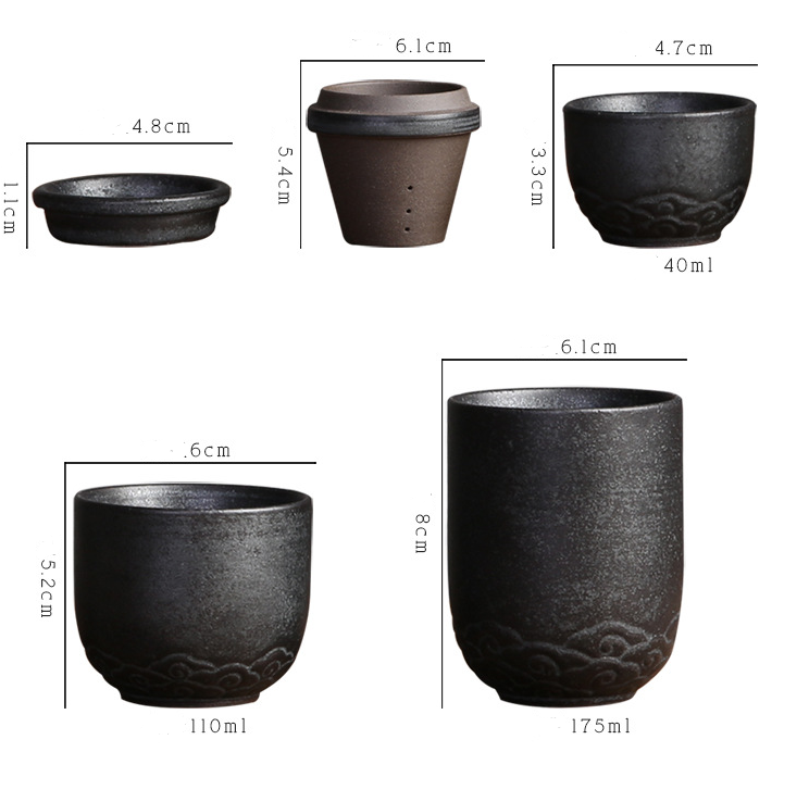 Ceramic Travel Tea Set