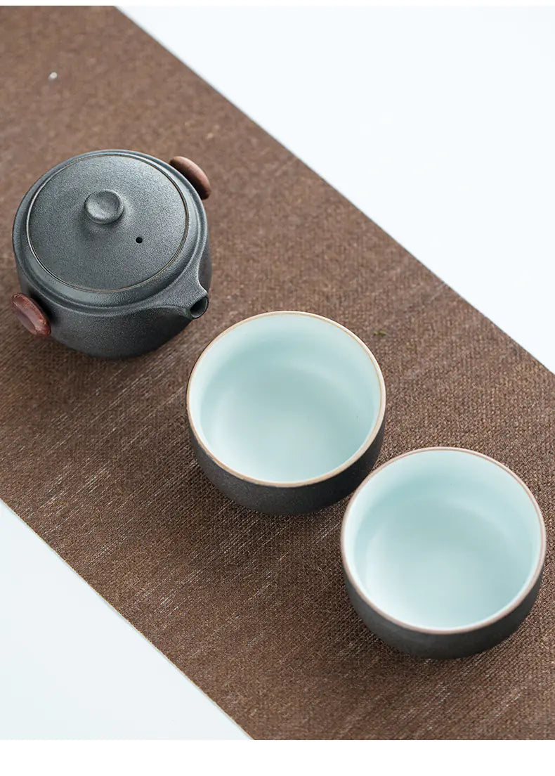 Ceramic Travel Tea Set