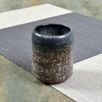 Japanese Style Ceramic Tea Cup with Circle Pattern