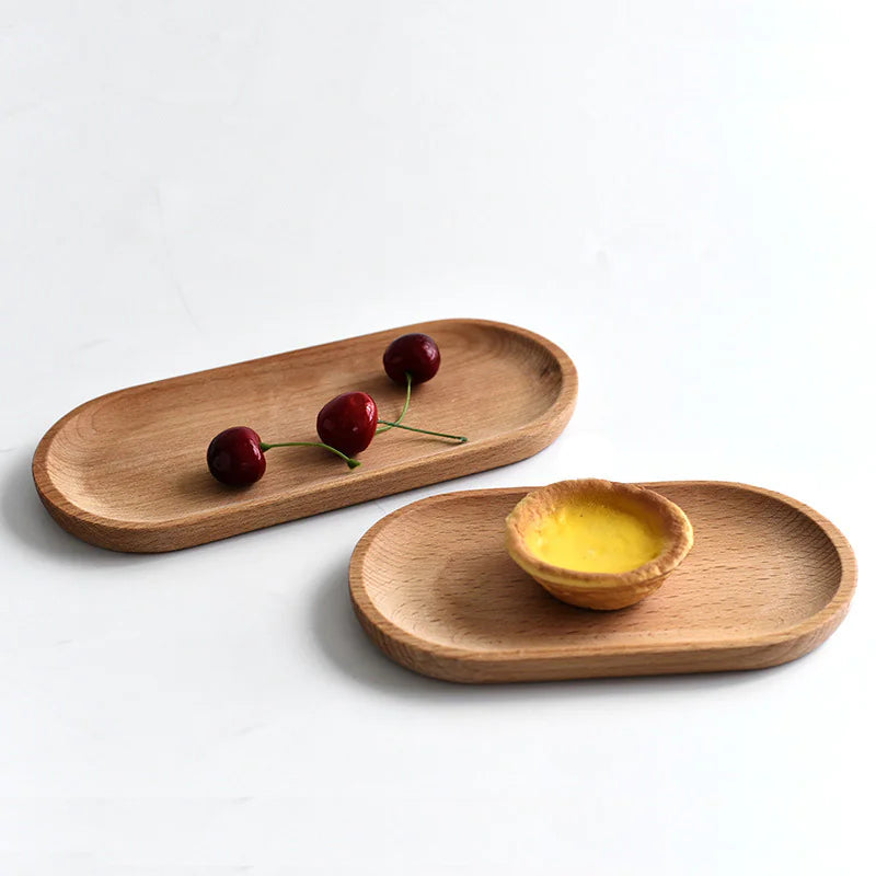 Wooden Oval Tray