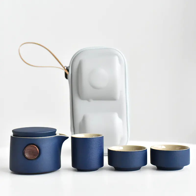 Portable Pottery Tea Set