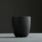 Black Ceramic Tea Cup