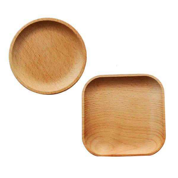 Wooden Dessert Plate