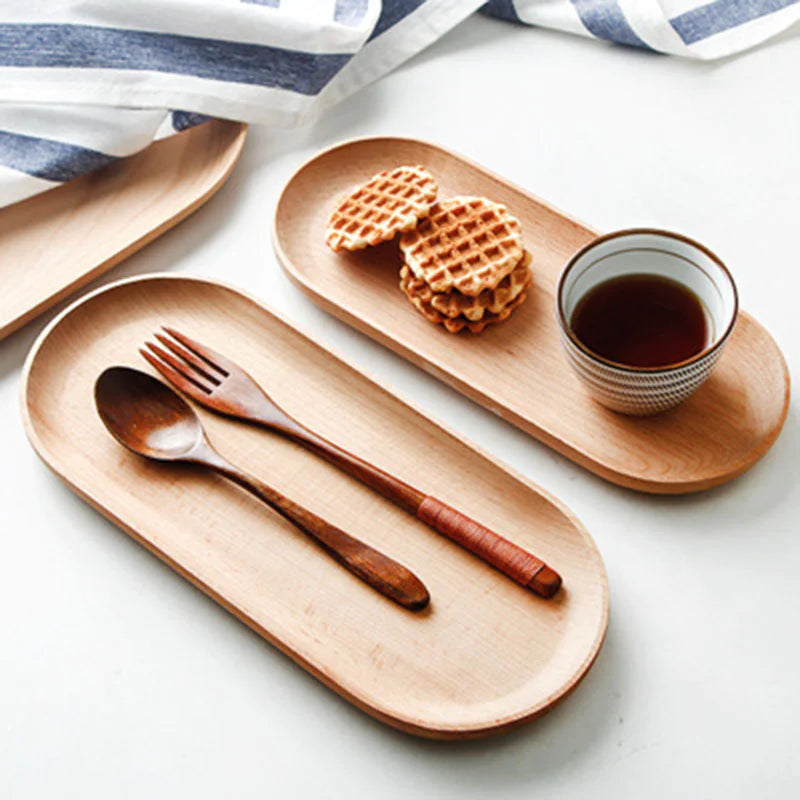 Wooden Oval Tray