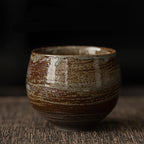 Japanese Coarse Pottery Tea Cups
