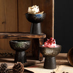 Japanese-style Ceramic Tall Bowl for Snacks