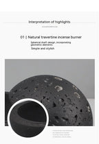Cave Stone Incense Burner