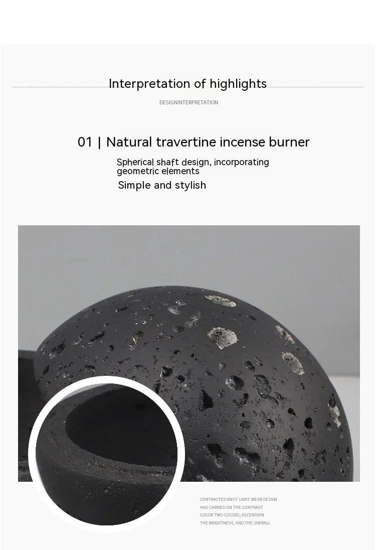 Cave Stone Incense Burner