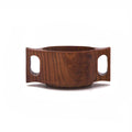 Wooden Tea Cup with Double Handles