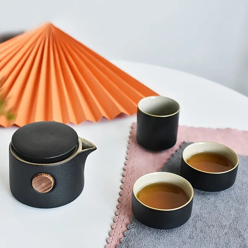 Portable Pottery Tea Set