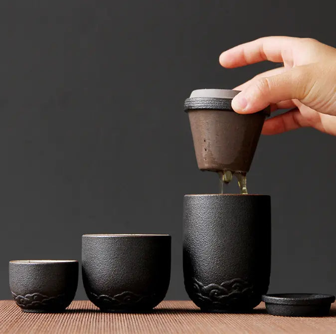 Ceramic Travel Tea Set