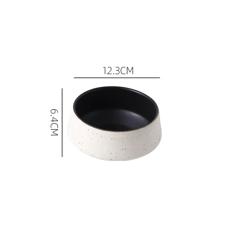 Ceramic Black Bowl