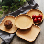 Wooden Dessert Plate